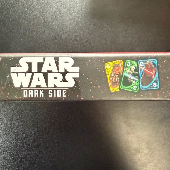 UNO Fandom Star Wars Dark Side Card Game with Foil Card NIB - Picture 9 of 9